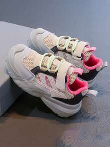 New Spring Style Children's Mesh Breathable Sneakers: Fashionable Casual Sneakers For Girls, Versatile Sneakers For Boys