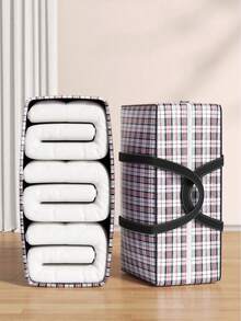 1pc Extra Large Capacity Travel Moving Storage Bag, Thick Luggage Packing Clothes Bedding Storage Bag, Household & Dorm Use Tote Travel Essentials For Holiday Vacation Duffle Bag Luggage Suitcase Travel Bag For Women