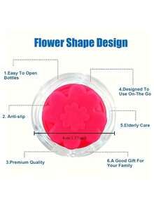 1pc Flower Shaped Bottle Opener, Silicone Bottle Cap Opener, Easy To Open Bottle Caps, Suitable For Mineral Water Bottles, Helpful Tool For Weak Hands And Arthritis, Twist Open Travel Bottles, Kitchen Gadget, Yellow & Red, Applicable For Outdoor, Camping, Kitchen, Bar, Christmas - Multicolor - View 7