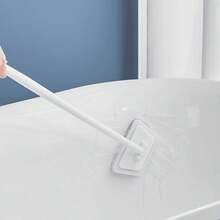 一套长柄浴缸清洁刷、浴室地板浴缸和瓷砖清洁海绵刷、窗户清洁海绵刷、清洁用品和清洁工具。 - 彩色 - 查看 6