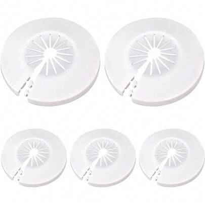 Confezione da 5 protezioni per tubi dell'acqua, copritubi per la protezione dei tubi di scarico (14-29 mm)