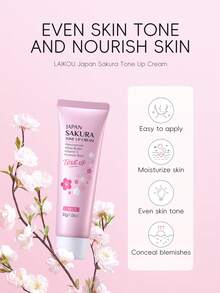 LAIKOU JAPAN 抗老櫻花護膚套組 (護唇膜 & 洗面乳 & 泥膜 & 提亮霜 & 腋下美白霜 & 防曬眼霜 & 精華霜 & 精華液) 緊緻肌膚護理禮盒 自我照護 SPA 柔滑面部護理套裝 - 9件組A - 查看 9