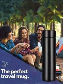 Double Layer Stainless Steel Vacuum Insulated Smart Temperature Display & Measurement Water Bottle Back To School