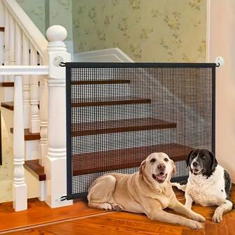Pet Fence, Balcony, Cat Isolation Net, Dog Fence, Indoor Barrier Safety Protection Without Drilling, Installed At Home, Effectively Protecting Pets From Running Around.