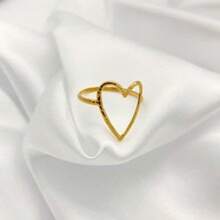 New 18K Stainless Steel Fashion Ring, The Opening Design Can Be Adjusted In Size - 1 - View 2