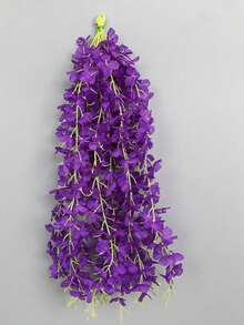 10/20 件人造紫藤花，3.75 英尺人造花绳，假吊花，丝绸紫藤花环，婚礼派对家居装饰，绿墙天花板花装饰，完美的婚礼悬挂装饰，适合派对、生日和家庭 - 彩色 - 查看 9