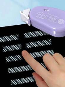 1/4pcs Double Sided Adhesive Dots Glue Tape - Perfect For Scrapbooking Collage Photo , Journaling & Crafts ,School Stationery Supplies - Multicolor - View 6