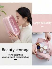 45pcs Makeup Brush Set, Mixed Makeup Beauty Tools, Including: 20pcs Makeup Brushes, 1pc Makeup Bag, 5pcs Beauty Eggs, 5pcs Powder Puffs, 5pcs Beauty Eggs, 5pcs Finger Powder Puffs, 1pc Headband, 2pcs Wristbands, 1pc Cleaning LKA0 - Hồng - Xem 10