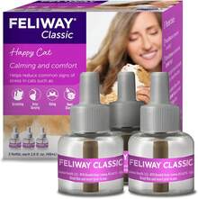 FELIWAY? Clic 30 Day Cat Calming Refill For Pheromone Diffuser, 48ml - Helps Reduce Common Signs Of Stress In Cats &Amp; Kittens, Enhanced Calming - 3 件裝 - 查看 1