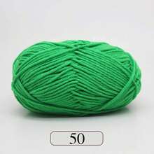 1pc 5-Ply Soft Yarn, DIY Crochet Knitting, Applicable For Crochet Knitting Bags, Scarves, Hats, Sweaters, Dolls