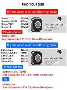 运动表带兼容 表带 38 毫米 40 毫米 41 毫米 45 毫米 46 毫米 44 毫米 42 毫米 49 毫米 男女适用，柔软硅胶透气腕带替换表带兼容 Ultra 2 SE 系列 10 9 8 7 6 5 4 3 2 1 - 42/44/45/46/49(S/M) - 查看 2