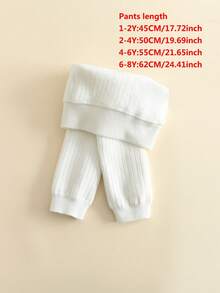 1 件婴儿厚保暖舒适打底裤，秋冬