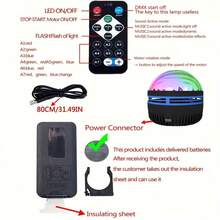 1pc LED Creative Northern Lights Projection Light, Colorful Dynamic Lighting Effects, Milky Way Starry Atmosphere Light, USB Powered, Couples Holiday Gift, Family Gathering, Event Decorative Light, Suitable For Bedroom, Living Room, Game Room, Party, Birthday