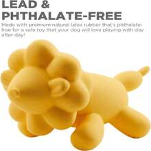Outward Hound By Charming Pet Latex Rubber Balloon Lion Squeaky Dog Toy, Large