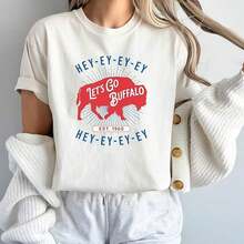 Buffalo Football ®   Bills Shirt  Football Sunday Tee  Buffalo Fan Gift  Friend, Buffalo NY Gift  Football Fan2025 - 白8 - 查看 1
