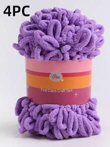 1pc/8m Soft Fluffy Pompom Yarn, Weight: 100g, Can Be Used For DIY Handmade Crafts Like Dolls, Bags, Sweaters, Blankets