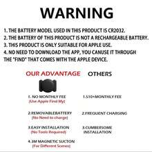 Global Car GPS Tracker For Vehicles, Compatible With Find My (Apple Only), Vehicle Tracking Anti-Loss Locator For Cars, Wallets, Pets, And Luggage