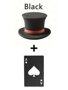 2pcs/Set Dual Sealing Silicone Wine, Beer, Champagne Bottle Stoppers & Stainless Steel Spade A Shaped Bottle Opener, Suitable For Bar, Kitchen, Soda, Beer, Wine, Cocktail Preservation, Beverage Storage, Summer Party, Halloween And Christmas Party Supplies