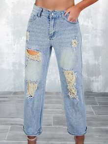 Herbst- und Winterhosen für Frauen im amerikanischen Vintage-Stil, verwaschen, Herbstjeans für Frauen, Skinny Fit, Jeans für den Schulanfang