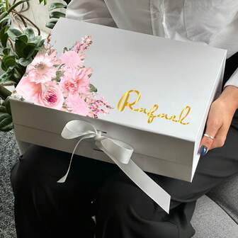 Personalized Magnetic Gift Box - 8.6x6x3.5 Inch Small Empty Cardboard Box For Graduation Gifts, Custom Keepsake Box For Grads, Best Graduation Present Packaging,Multi-Functional,Ornamental,Reusable,Exquisite,Stylish,High-Quality,Colorful,Modern,Custom,Personalized,Unique,Home Refresh,Wedding Essentials,Warm Ambience,Home & Living,Customized Gift Wrap Boxes