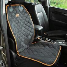 Cubierta de asiento para perro WEIYIN para camioneta SUV, cubierta de asiento de coche impermeable para mascotas, resistente y duradera con solapas laterales, resistente a arañazos para el asiento delantero del perro