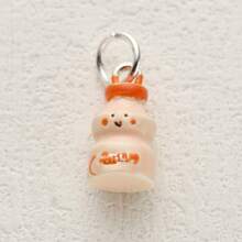 1PC Halloween Themed Cute Cartoon Copper Alloy Enamel Pendants - DIY Jewelry Accessories For Bracelet, Necklace & Earring Making