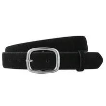 1 pieza Cinturón de mujer vintage de terciopelo sintético y PU, con hebilla de pasador, para decoración de pantalones y ropa, adecuado para Halloween y uso diario