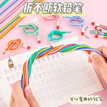 أقلام حبر كرتونية بشكل عود ثقاب قابلة لإعادة التعبئة، أقلام حبر كرولر بلاستيكية، أقلام قرطاسية، أقلام للدفاتر، أقلام حبر بلاستيكية إبداعية للطلاب، للكتابة، الفن الكوري