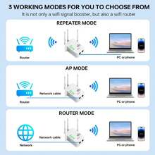 WiFi Extenders Signal Booster For Home - Internet Extender WiFi Booster, Long Range Up To 12880Sq.Ft And 120 Devices WiFi Repeater Signal Booster