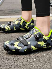 Zapatos de ciclismo profesionales SPD unisex compatibles con Peloton Indoor Road Bike. Zapatos para hombres y mujeres que se pueden ajustar con clips de zapato triangulares para pedales exteriores, antideslizantes y resistentes al desgaste, ligeros y cómodos