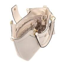 Santa Lolla Lola Shoulder Bag, Spacious Crossbody Bag With Pockets, Leather, Ideal For College, Party And Everyday Life - Màu be - Xem 2