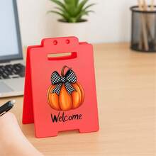 [Thanksgiving Yard Decor] Double-Sided Autumn Harvest Welcome Garden Flag | 1pc 28x40 Inches Polyester Yard Decor, Thanksgiving Outdoor Lawn Decoration, No Electricity Needed, Outside Decorations For Yard