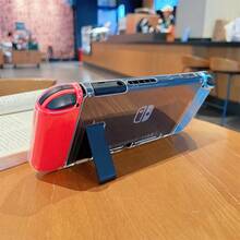 1pc Transparent Protective Soft Case For Nintendo Switch OLED Console - Transparent - View 13