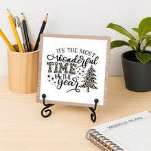 Ornements décoratifs de table, cadeau de Noël parfait