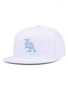 1PC Hat For Men Baseball Cap LA Alphabet Embroidered Hip Hop Cap Suitable For Street ,Outdoor,Sports,Vacation,Gift Giving. Fashion Accessory