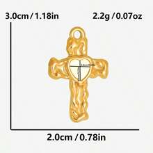 2 pezzi di ciondoli in acciaio inossidabile con forme assortite, inclusi rettangolo, ovale, goccia d'acqua, cuore, quadrato, per fai da te con resina, gocce d'olio, pietre, charms geometrici di alta qualità per la realizzazione di gioielli e decorazioni casual quotidiane