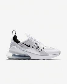 耐吉女款 Air Max 270 低領上衣 白色/黑白 AH6789-100