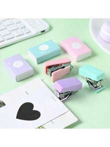 1 Set Stapler, Includes Stapler + Staples, Classic Design Suitable For Office & Study
