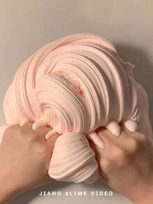 1pc Attractive Crystal Mud Fluffy Slime Elastic Slime Toy, Birthday, Christmas, Halloween Gift, Party Favor