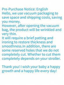 1pc Baby Stroller Winter Warming Bag Baby Stroller Sleeping Bag Waterproof, Windproof And Warm Plush Lined With Multifunctional Baby Sleeping Bag Anti-Kicking Quilt To Keep Out The Cold In Autumn And Winter (Due To Vacuum Bag Delivery, It Needs To Be Patted And Ironed To Restore To Its Original State After Receipt) - Dark Grey - View 10