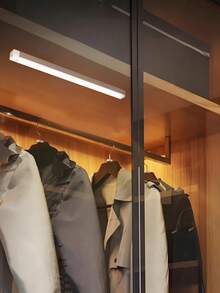 1 件 10 厘米/3.94 英寸、20 厘米/7.87 英寸、30 厘米/11.81 英寸、50 厘米/19.69 英寸 LED 橱柜灯，带运动传感器，暖白色，适用于衣柜和橱柜，USB 充电，磁性，可移动，可调节，电池供电，适用于壁橱、楼梯、衣柜 - 白色 - 查看 6