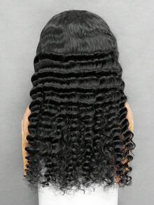 OQ Hair Wear To Go 免膠假髮 深波浪捲人造真髮 180%密度 16-30英吋 7x5 HD蕾絲 前蕾絲假髮頂級品質 自然色 預剪修整髮際線 自然外觀 免運費 - SNatural - 查看 4