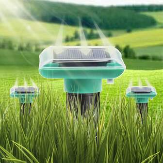 Djuravvisande apparat för utomhusbruk - Jordbävningsprincipen för gnagare - Buzzer Vibration Ormavvisande apparat