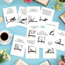 Affirmation Cards For Yoga & Pilate,Pilates Affirmation Cards, Unique Affirmations