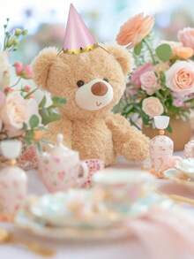 24pcs/12pcs/6pcs Pastel Party Hat, Birthday Party Cone Hat, Cute Cake Cone Birthday Paper Hat, Cute Crown, Bridal Wedding Center Bachelorette Party Party Decorative Hat, Colorful Hat - Multicolor - View 6