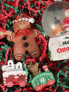 200g Christmas Crinkle Cut Paper, Christmas Eve Box Fillers, For Gift Wrapping Basket Filling, Birthday, Christmas, Thanksgiving, Wedding, Christmas Gifts Wrapping - Multicolor - View 3