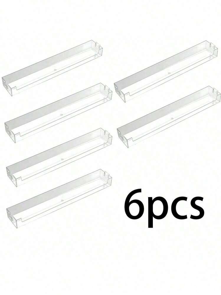 1pc/2pcs/6pcs Blind Box Display Rack, Wall-Mounted Adhesive Wide Panel Transparent Shelf, Suitable For Heavier Items, No Drilling Required, Convenient For Bathroom Storage And Cosmetics Organization - Multicolor - View 8