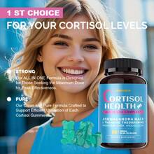 JEMEESEN Stress Relief Candy - Balance Cortisol And Emotions| Daily Calm And Rhythm Support, Breaks Stubborn Belly| Contains Ashwagandha, Maca, L-Theanine, And GABA| 60 Capsules| Delicious Berry Flavor