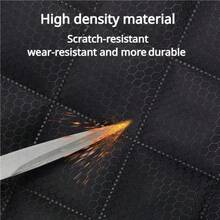 Cubierta de asiento para perro WEIYIN para camioneta SUV, cubierta de asiento de coche impermeable para mascotas, resistente y duradera con solapas laterales, resistente a arañazos para el asiento delantero del perro