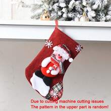 1/4 Pieces Set, Christmas Decoration Gift Socks, Santa Claus Socks, Christmas Tree Pendant, 3D Reindeer Snowman Santa Claus Christmas Socks, Suitable For Holiday Party Decoration, Christmas Gift Bags, Christmas Tree Decoration Pendant (Some Pattern Positions Are Random) Home Decor Christmas Decorations Room Decor Winter